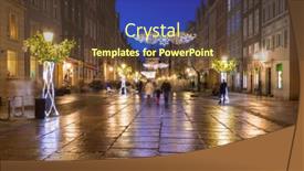  Presentation with poland - PPT layouts enhanced with christmas decorations at long street in gdansk poland background and a tawny brown colored foreground