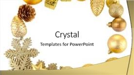  Presentation with white christmas - PPT theme having blue evening sky two whimsical background and a dark gray colored foreground