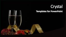  Presentation with christmas borders grunge border decoration - Slides having christmas decorations on a black background and a black colored foreground