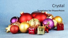  Presentation with sparkle christmas wallpaper blur christmas - Presentation design with lush green environment background and a tawny brown colored foreground