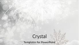  Presentation with sparkling - Amazing slides having christmas decorations on sparkling background backdrop and a light gray colored foreground