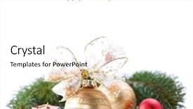  Presentation with white christmas - Slides with christmas decorations on white background background and a white colored foreground