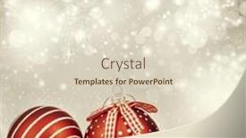  Presentation with sparkling - Audience pleasing slide set consisting of christmas-decorations-over-sparkling-holiday backdrop and a lemonade colored foreground