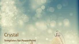  Presentation with sparkling - PPT layouts enhanced with christmas decorations over sparkling holiday background background and a soft green colored foreground