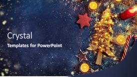 Presentation with free christmas - Presentation theme having christmas-decorative-background-with-free background and a navy blue colored foreground