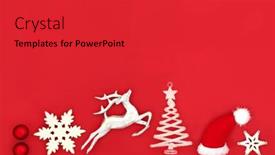  Presentation with north star - Presentation enhanced with christmas-eve-decorations-and-north background and a  colored foreground