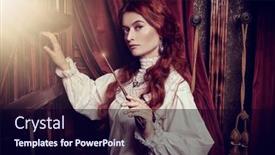  Presentation with fairy tales - PPT layouts consisting of christmas-fairy-tales-beautiful-red background and a wine colored foreground