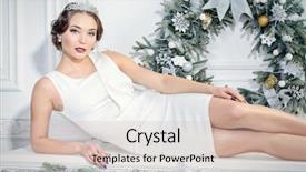  Presentation with apartments - Presentation theme consisting of christmas fashion concept beautiful charming background and a  colored foreground