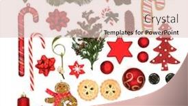  Presentation with christmas food - Cool new presentation design with christmas-festive-bauble-decorations backdrop and a lemonade colored foreground