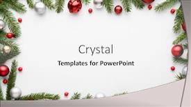  Presentation with white christmas - PPT layouts enhanced with christmas-frame-on-white-background background and a white colored foreground