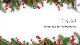  Presentation with frame - Slide deck consisting of christmas frame background and a white colored foreground
