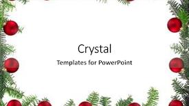  Presentation with framework - Presentation with christmas framework background and a white colored foreground