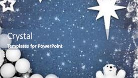  Presentation with north pole - Slide deck with christmas-fun-north-pole-fantasy background and a ocean colored foreground