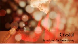  Presentation with girl christmas - Amazing theme having christmas gift against light circle backdrop and a  colored foreground