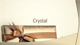  Presentation with christmas card - Audience pleasing slides consisting of christmas gift card backdrop and a cream colored foreground