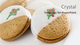  Presentation with gingerbread - Audience pleasing slides consisting of christmas gingerbread cookies backdrop and a lemonade colored foreground