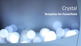  Presentation with glowing lights - Beautiful PPT layouts featuring christmas-glowing-lights-blurred-view backdrop and a ocean colored foreground