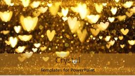  Presentation with gold border - Theme enhanced with christmas-gold-glowing-background-golden background and a gold colored foreground