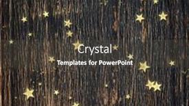  Presentation with golden christmas - Slide set enhanced with christmas-golden-confetti-on-wooden background and a dark gray colored foreground