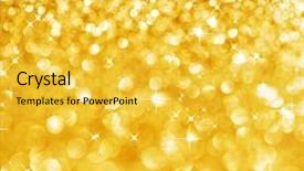 Presentation with gold star - Amazing PPT layouts having christmas golden glittering background holiday backdrop and a yellow colored foreground
