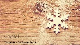  Presentation with christmas card - Presentation theme having christmas greeting card background in red and white background and a coral colored foreground