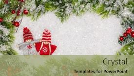  Presentation with noel - Colorful slide deck enhanced with christmas greeting card christmas border backdrop and a mint green colored foreground