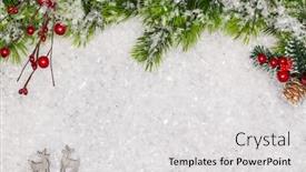  Presentation with noel - Cool new presentation design with christmas greeting card christmas border with copy space noel festive background new year symbol backdrop and a light gray colored foreground