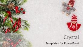  Presentation with noel - Presentation theme consisting of christmas-greeting-card-christmas-border background and a white colored foreground