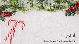  Presentation with christmas card - Presentation theme having christmas-greeting-card-christmas-border background and a white colored foreground