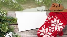  Presentation with happy birthday mama greeting card - Amazing slide deck having christmas greeting card fir tree backdrop and a yellow colored foreground