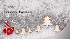  Presentation with noel - Audience pleasing presentation theme consisting of christmas-greeting-card-noel-festive backdrop and a light gray colored foreground