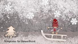  Presentation with christmas card - Presentation having christmas-greeting-card-noel-festive background and a light gray colored foreground