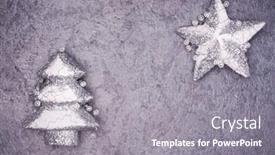  Presentation with noel - Colorful theme enhanced with christmas greeting card noel festive background new year symbol christmas tree backdrop and a gray colored foreground