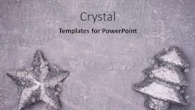  Presentation with noel - Cool new PPT theme with christmas greeting card noel festive background new year symbol star backdrop and a light gray colored foreground