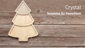  Presentation with christmas card - Theme enhanced with christmas-greeting-card-with-fir background and a coral colored foreground