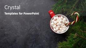  Presentation with cacao tree - Cool new theme with christmas-greeting-card-with-fir backdrop and a gray colored foreground