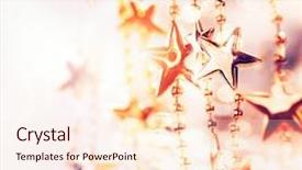  Presentation with stars - Amazing presentation theme having 3d blue growing buisness chart backdrop and a cream colored foreground