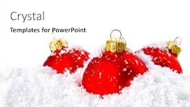  Presentation with white snow - Colorful presentation theme enhanced with christmas-holiday-decoration-with-white backdrop and a white colored foreground