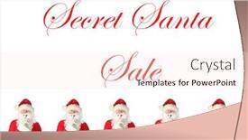  Presentation with christmas sale - Theme with christmas-holiday-sales-santa-claus background and a lemonade colored foreground