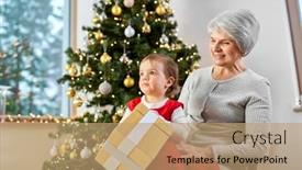  Presentation with baby christmas - 