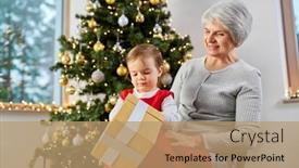 Presentation with baby christmas - 
