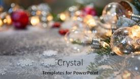  Presentation with christmas holidays - Slide deck featuring christmas-holidays-background-with-copy background and a light gray colored foreground