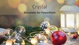  Presentation with christmas holidays - Audience pleasing slide deck consisting of christmas-holidays-background-with-copy backdrop and a coral colored foreground