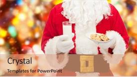  Presentation with christmas food - Cool new presentation with food drink and people concept backdrop and a coral colored foreground