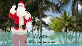  Presentation with beach bag - Slide set featuring christmas-holidays-gesture-travel background and a seafoam green colored foreground