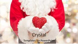  Presentation with christmas holidays - PPT theme having christmas holidays love charity background and a lemonade colored foreground