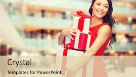  Presentation with christmas holidays - Slide deck with party valentines - christmas holidays valentine's day celebration background and a lemonade colored foreground