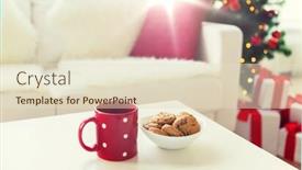  Presentation with celebration life - Theme consisting of celebration and still life concept background and a lemonade colored foreground