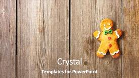  Presentation with gingerbread man - PPT theme enhanced with yogurt - pastoral care - fun cow background and a lemonade colored foreground