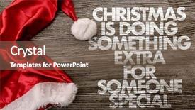  Presentation with christmas in july - Presentation theme having christmas is doing something extra background and a violet colored foreground